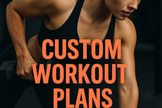 create a workout plan to build muscle or lose weight
