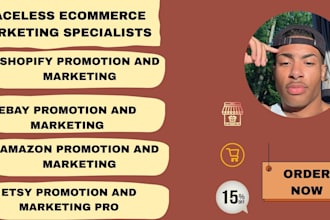 shopify, etsy, ebay marketing and promotion to drive sales