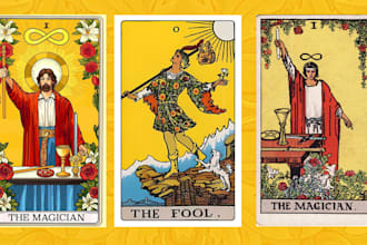 design custom tarot, oracle cards for your spiritual deck, guidebook