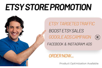 do etsy promotion, etsy SEO, promote etsy shop to boost etsy traffic and sales
