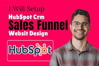 setup hubspot crm hubspot website hubspot automation hubspot landing page