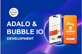 develop bubble io adalo glide bubble mvp ai api website web app saas mobile app