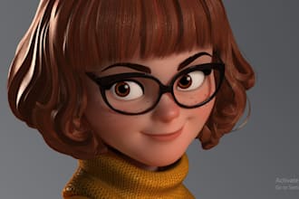 do 3d character modeling, 3d game character design, cartoon character