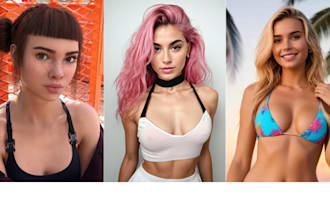 create a hyper realistic ai influencer model for instagram and onlyfans