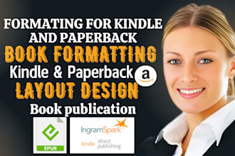 professionally do KDP book formatting and spanish paperback layout design