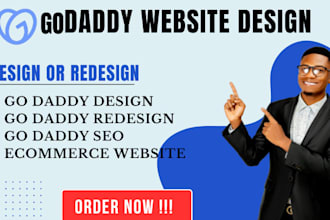 do a professional godaddy website design