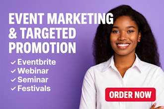 do event promotion, eventbrite webinar promotion, concert event marketing