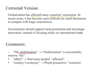 make your english text flawless on a budget