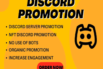 grow your discord server, discord promotion, nft discord to gain organic members