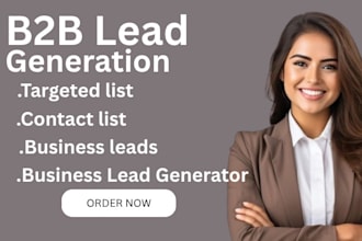 do b2b lead generation, linkedin lead generation, contact list for your business