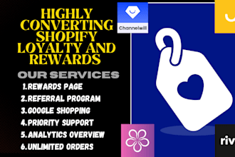 setup loyalty and reward loloyal growave bon rico smile joy live flits yotpo