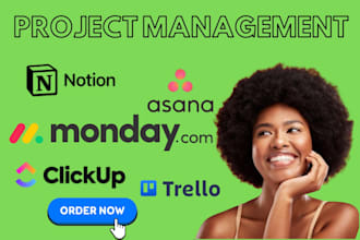 notion virtual assistance notion template notion dashboard asana crm clickup