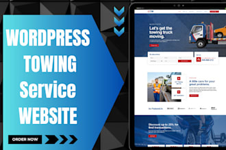 wordpress towing service website auto towing website
