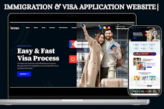 build immigration website immigration visa consulting website law agency website