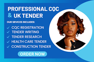 write winning UK healthcare, cqc, cleaning and government tenders
