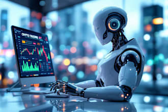 develop automated crypto trading bot, arbitrage bot, ai crypto trading bot