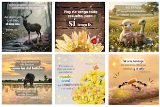 design motivational or biblical quote images for social media