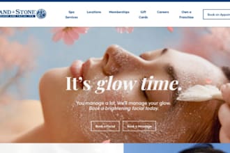 do wordpress wix squarespace medical spa luxury spa skin care spa website