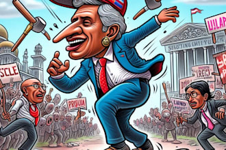 create your political cartoon and caricature