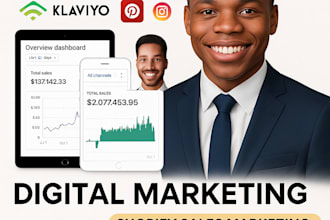 do complete shopify ecommerce marketing SEO social media promotion fb ig ad