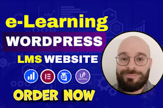 make wordpress elearning lms website with learndash tutor lms learnpress