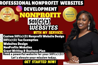 do 501c3 donation website, nonprofit website, donation website and 501c3 website