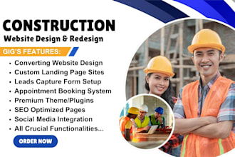 design construction home improvement roofing hvac handyman electrician website