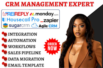 do monday automation rei reply zoho workflow sugarcrm housecall pro integration