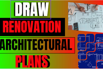 draw renovation and home addition drawings for city permit