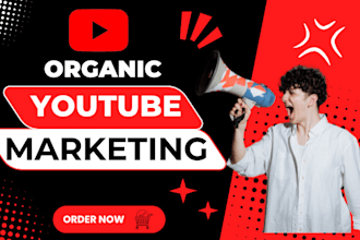 organic youtube promotion, monetization and marketing
