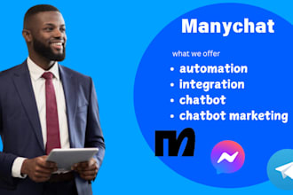 manychat chatbot for facebook, messenger, instagram, and ai chatbot