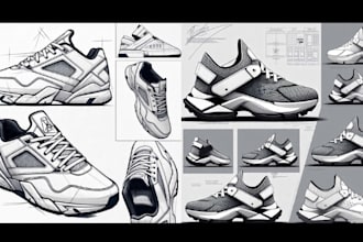 do footwear sneakers shoe tech pack 3d shoe model shoe mockup for manufacturing