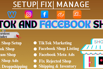 setup tiktok shop marketing tiktok shop drop shipping tiktok shop manager