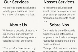 translate english to brazilian portuguese with precision