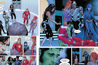 design comic illustration manga comic graphic novel as a storyboard artist