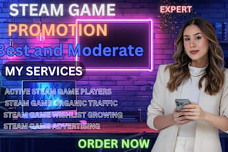 steam game promotion, wishlist growth steam game marketing, steam game promotion