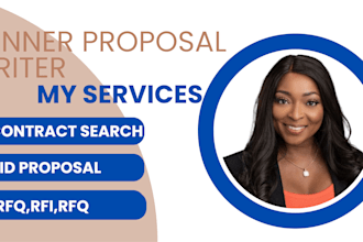 find government contract write winning bid proposal  rfq rfi  grant proposal