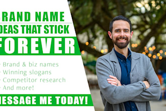 brainstorm a sticky brand name and business name