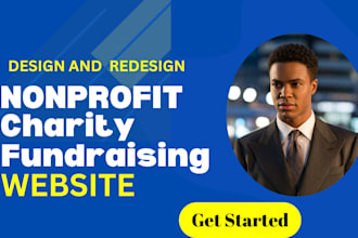 build nonprofit website charity fundraising ngo church website for donations