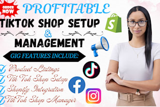 setup tik tok shop facebook shop tiktok affiliate marketing shopify dropshipping