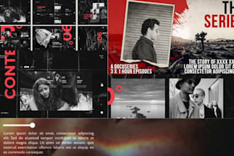 design redesign film pitch deck TV show movie pitch deck presentation TV series