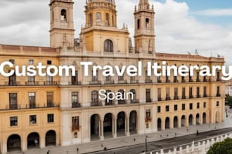 create a custom spain travel itinerary personalized for you