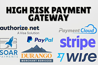 setup highrisk payment gateway 3d payment gateway crypto payment processor
