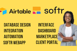 setup airtable automation integration airtable database formulars softr expert