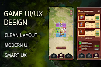 design stunning fantasy game UI, menus, and icons for your game