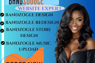 design bandzoogle website bandzoogle store music website band website