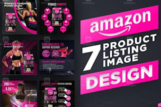 create amazon a plus content amazon product image listing amazon store design