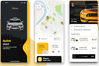 build ride sharing app, limousine app, chauffer app, taxi booking app