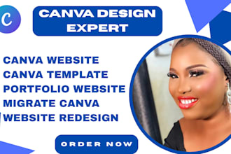 design canva website, canva landing page, canva portfolio, migrate canva