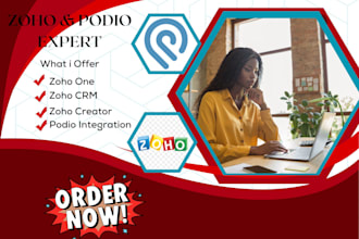 setup customize zoho one zoho creator podio crm podio integration zoho develop